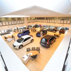 Honda - interior car showroom shoot