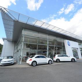 VW Cars - exterior of showroom shot