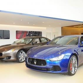 Maserati Cars' showroom photograph